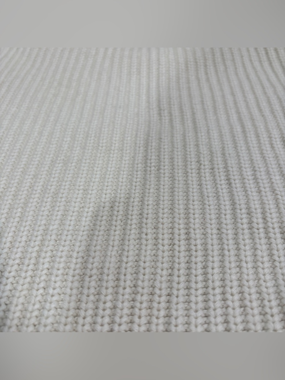 & Other Stories Cotton Wool Blend Knit Crewneck Sweater Cream M - Picture 7 of 10